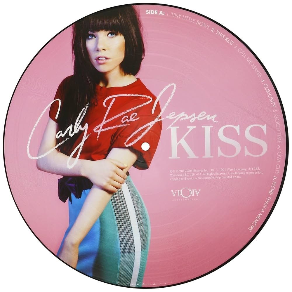 SEALED! Carly Rae Jepsen - Kiss Limited Edition Picture Disc Vinyl